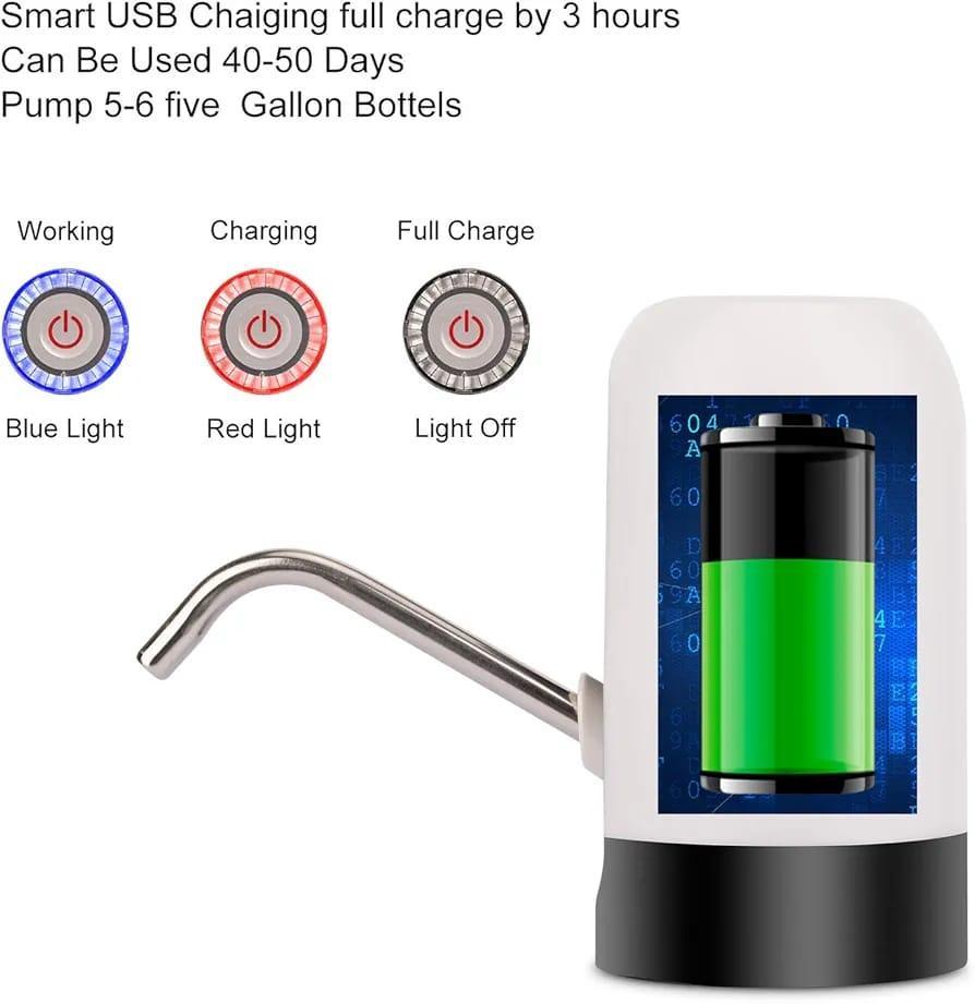 Touch Switch Automatic Water Pump with 1200mAh Rechargeable Battery
